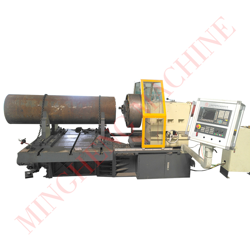 CNC large diameter & heavy thickness pipe fittings beveling machine