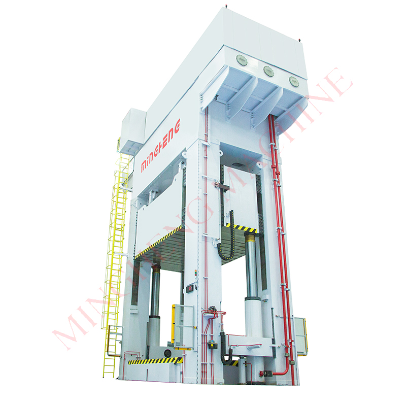 Integrated frame hydraulic press